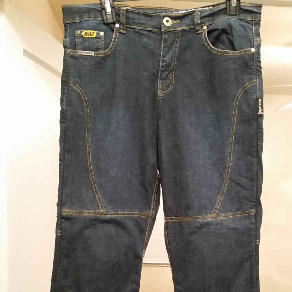 Womens motorcycle blue jeans riding pants